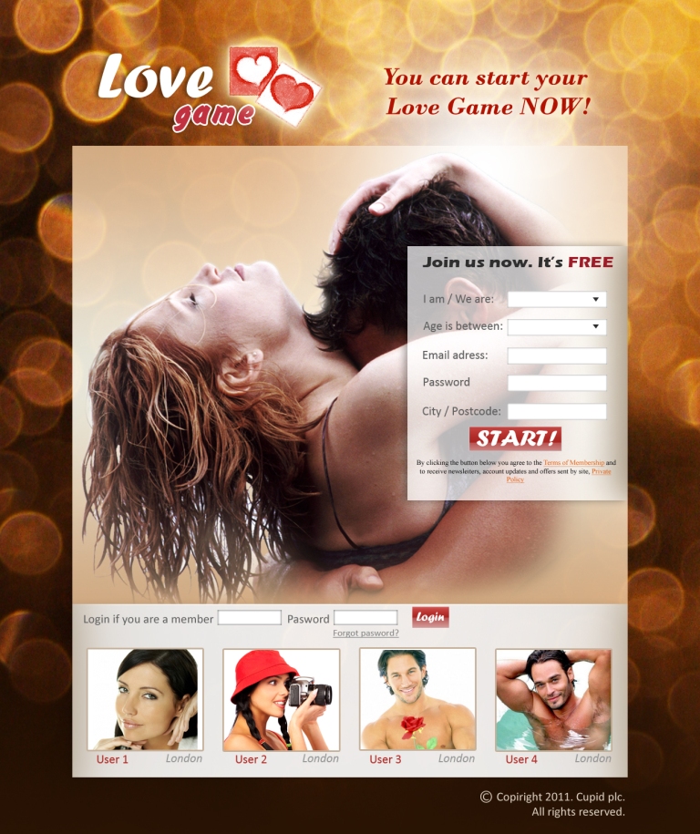 Разработка главной странички