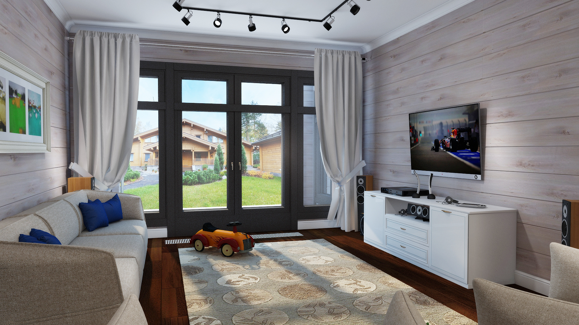 Детская игровая.Дом в Комарово.