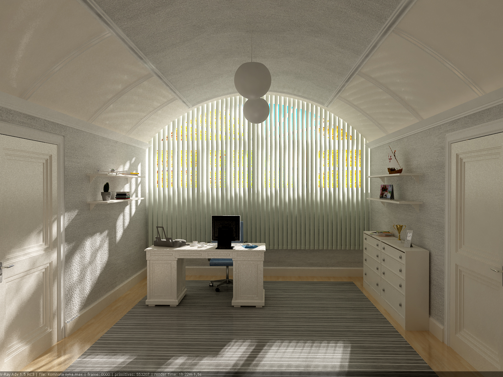 Комната на мансарде