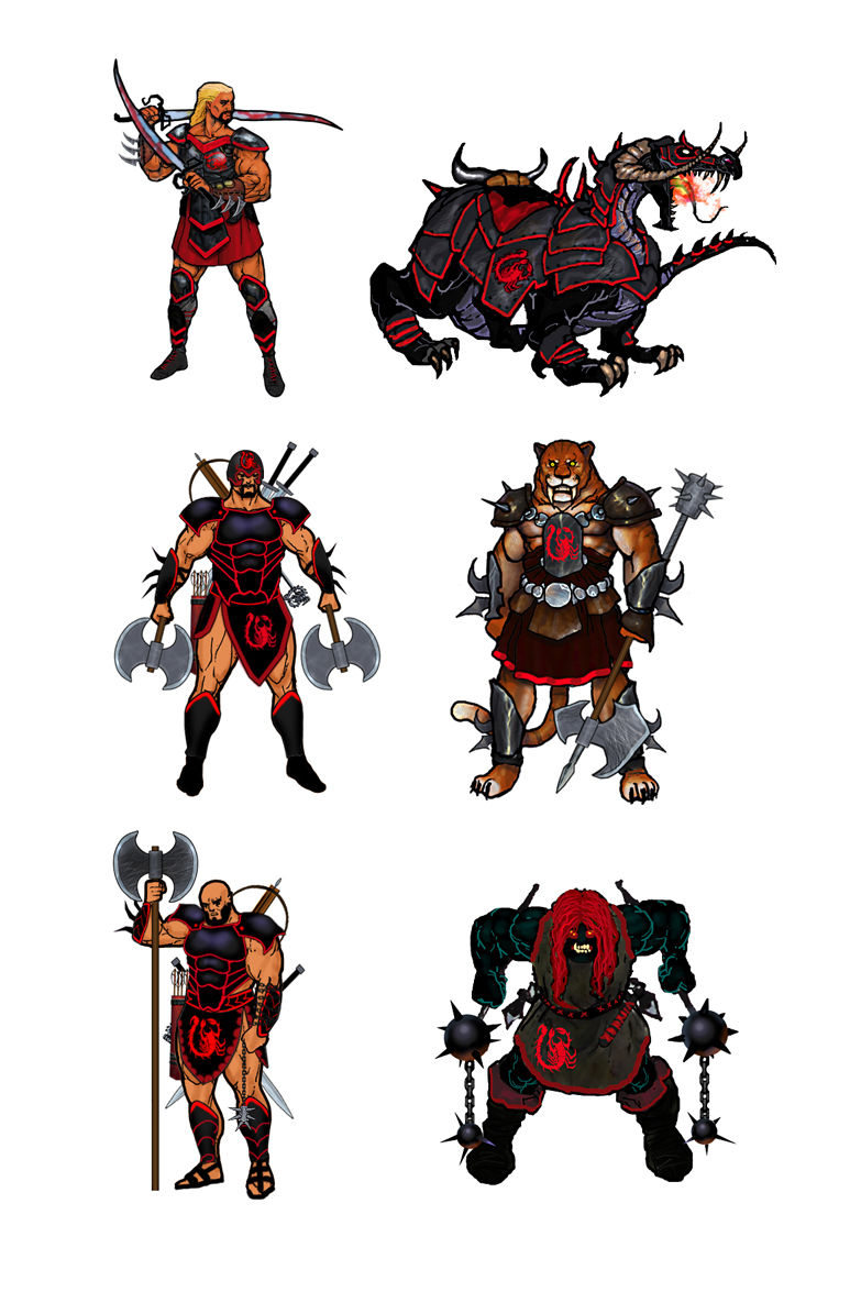 персонажи "Скорпионы"