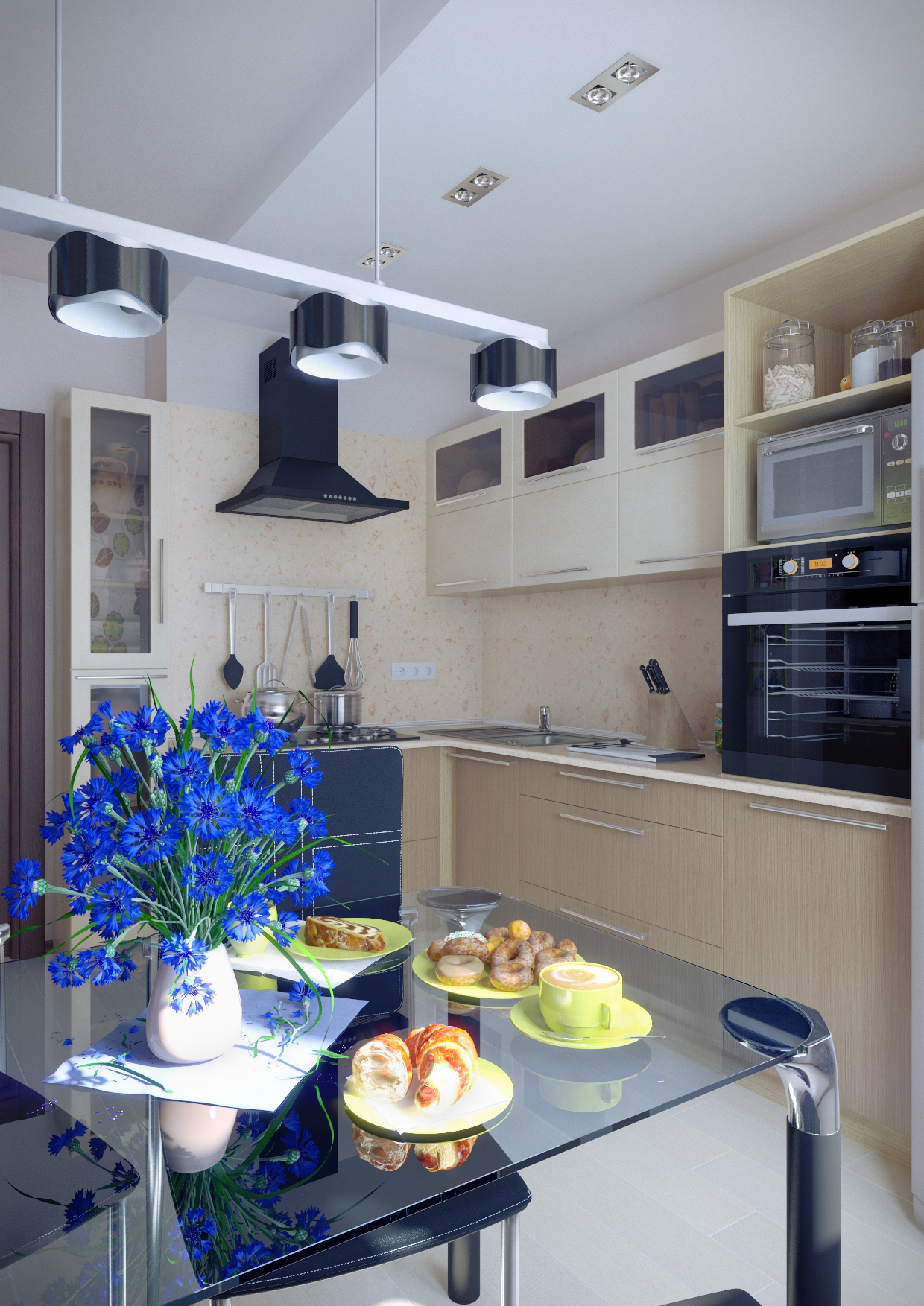 Бюджетная квартира, кухня