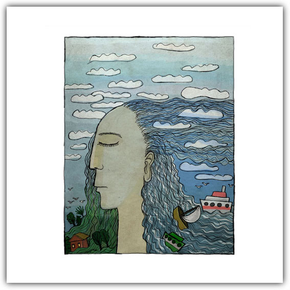 Иллюстрация для журнала "Здоровье"