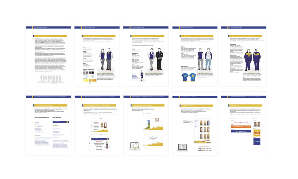 Брендбук компании Дверона®