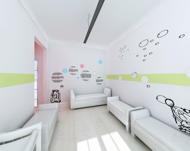 Дипломный проект разработки детской поликлиники. Холл №2.