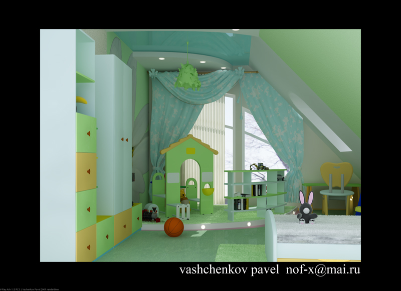 Дизайн детской в загородном доме