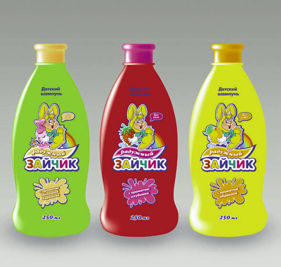 детский шампунь Радужный зайчик