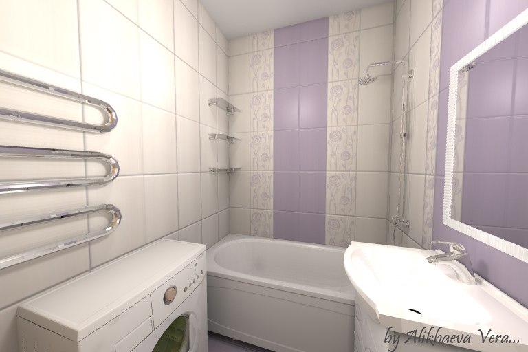 Небольшая,бюджетная,но "симпатишная" ванная г.Екатеринбург