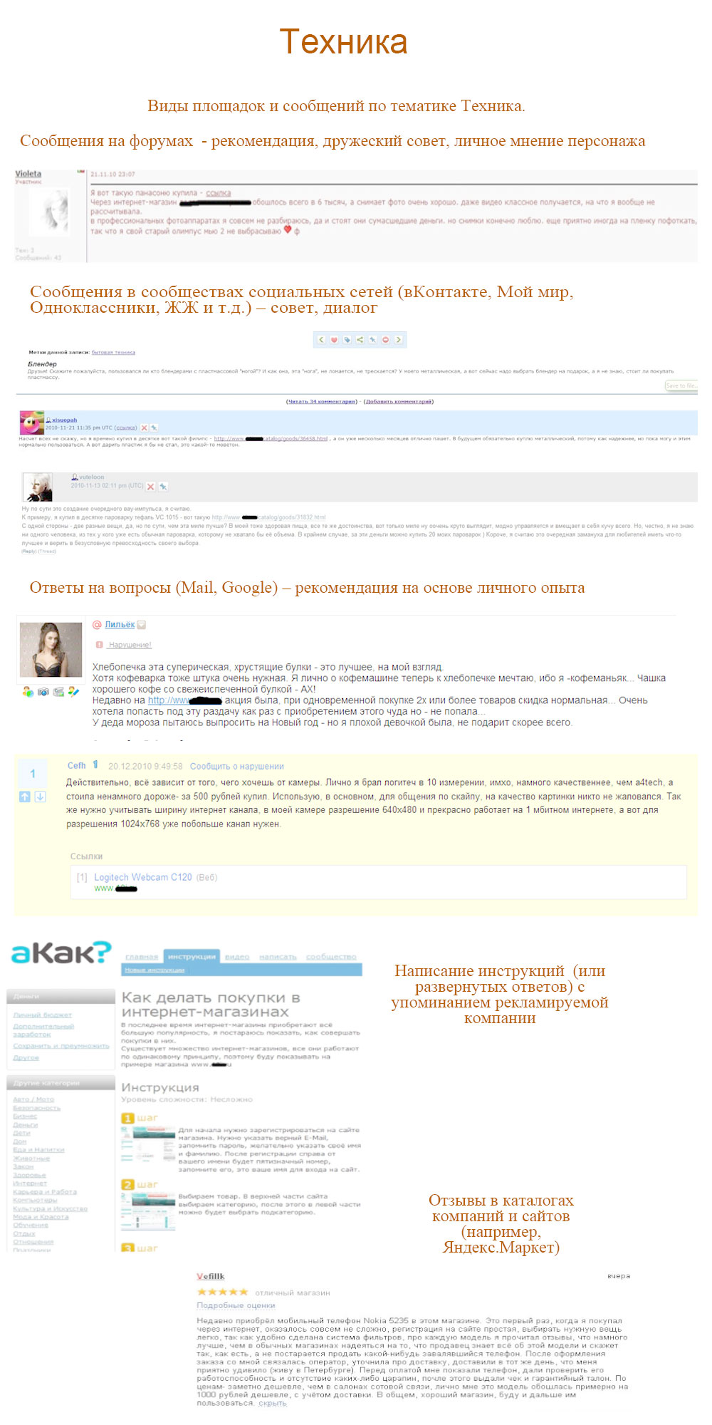 SMM продвижение по тематике техника