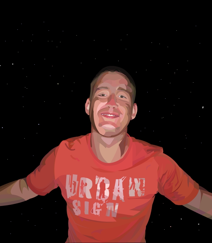 Пиксел-арт. Обрисовка фото. Я.