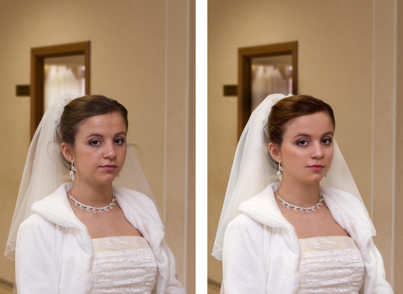 ретушь свадебной фотографии