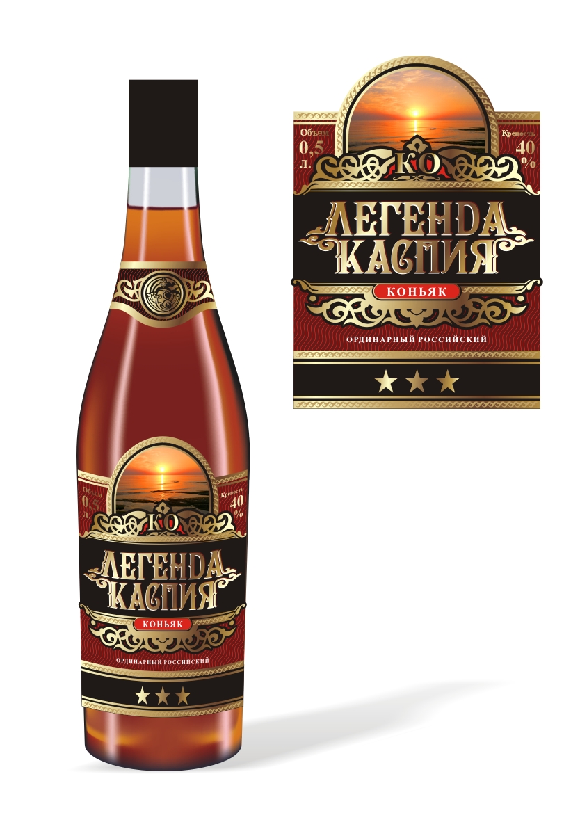 Этикетка "Легенда Каспия"