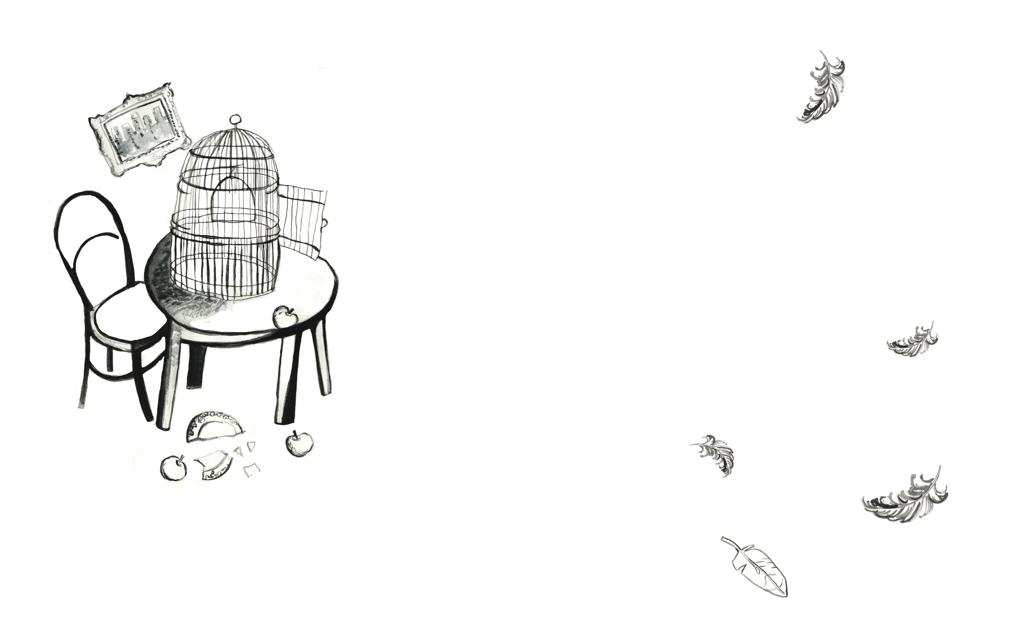 Иллюстрации к рассказу Сергея Довлатова "иностранка"