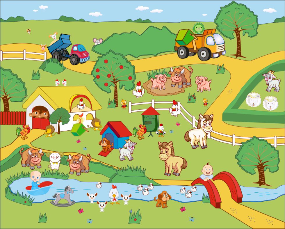 Фотопанно "Kids" 3250х2600