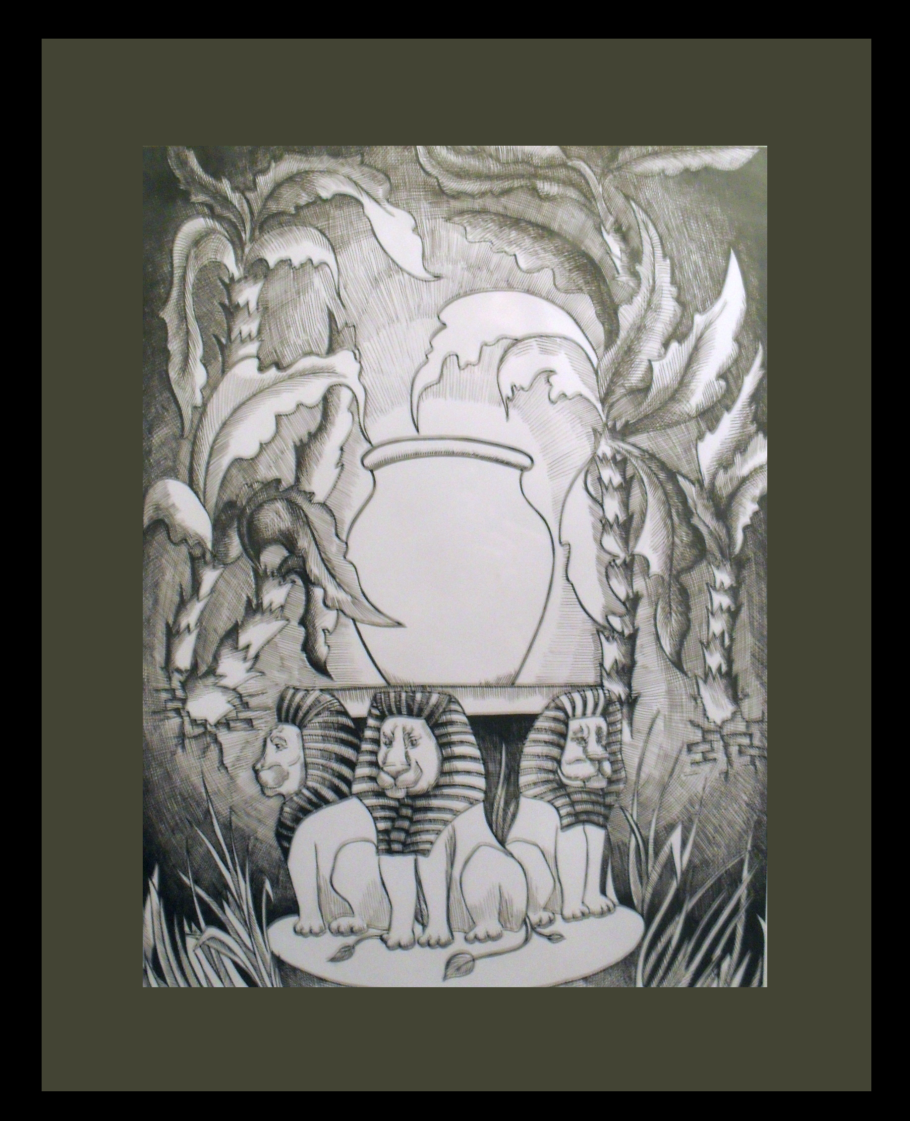 Иллюстрация к сказке Гофмана "Золотой горшок"