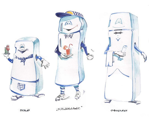 эскиз ростовой куклы