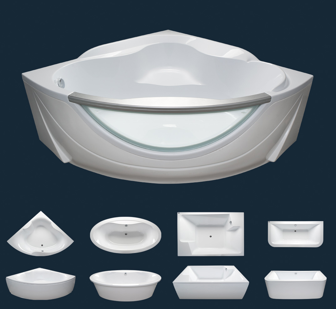 Съемка акриловых ванн для каталога и рекламы