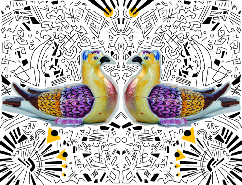 Иллюстрации к сборнику стихотворений В. Маяковского "Кофта фата&q