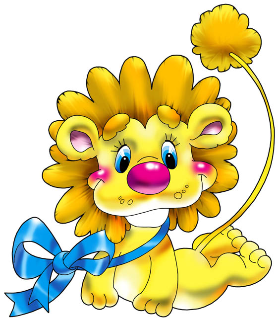 Львёнок с бантом