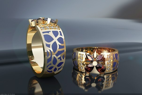 Кольцо под горячую эмаль.