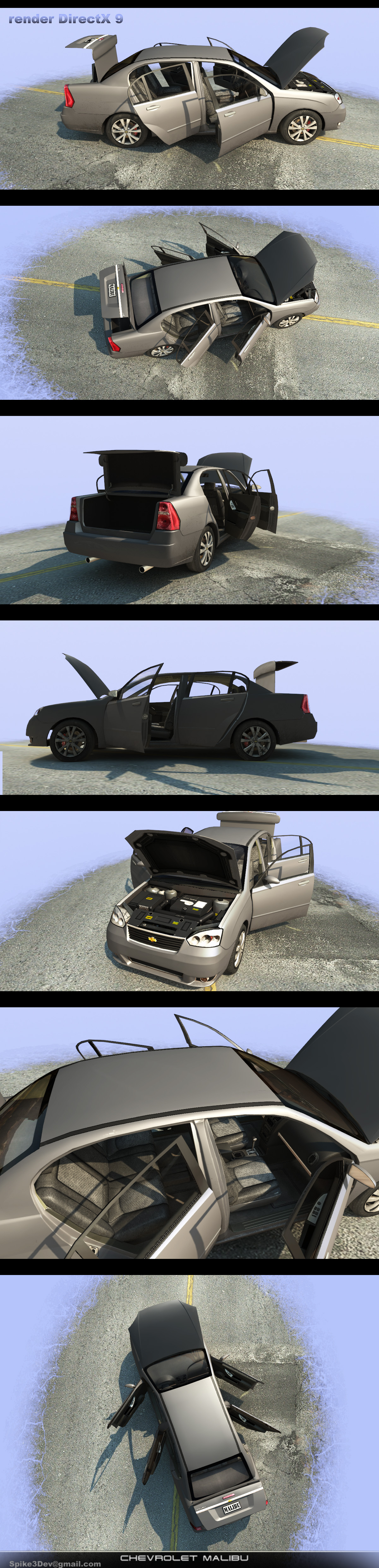 Chevrolet Malibu open door