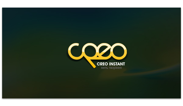 Создание логотипа "CREOINSTANT"