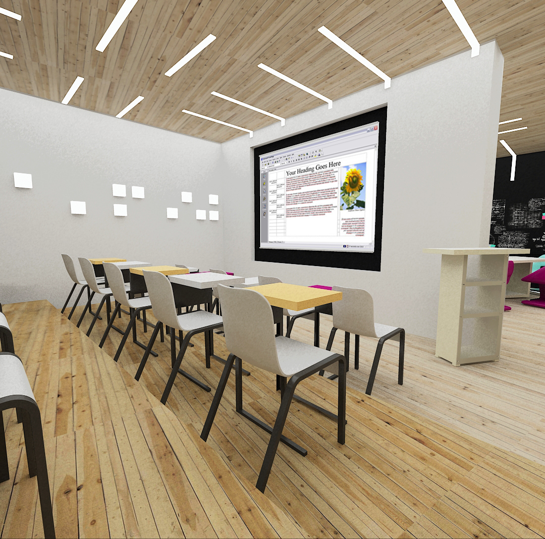 Офисное пространство. Зал для презентаций.