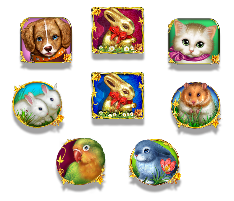 символы для игры "mimimi"