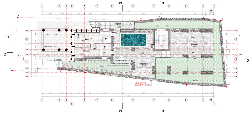 частный жилой дом "дом на столбах"
