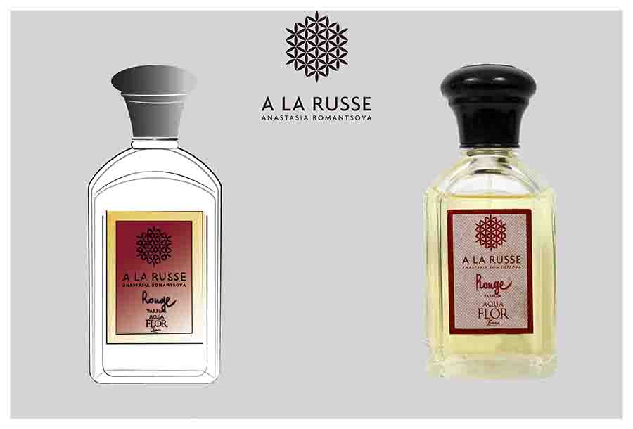 Этикетка духов для A LA RUSSE