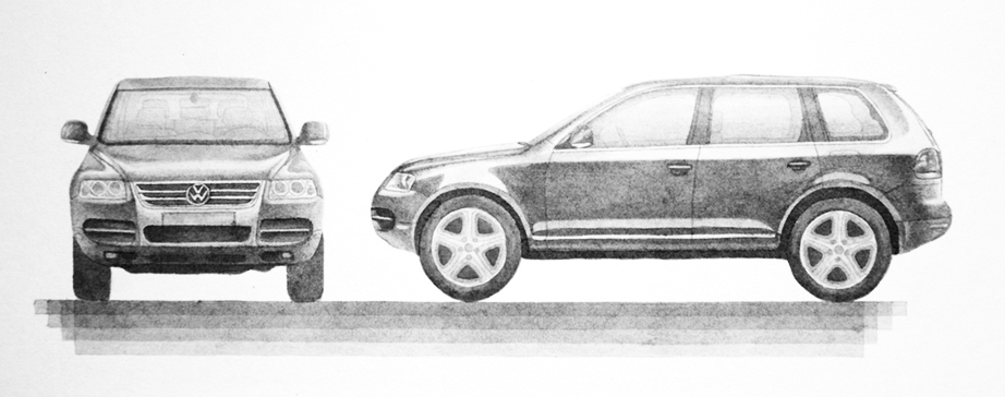 Плакат "Volkswagen Touareg"