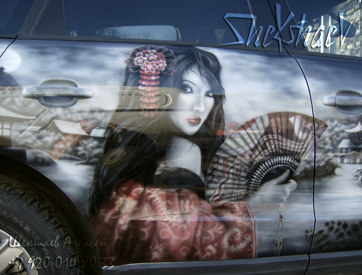 аэрография на ауди Q5