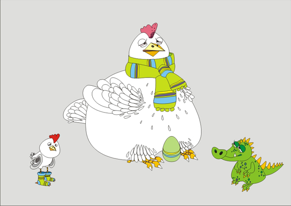 Разработка серии персонажей. Вариант 2