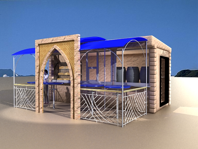 Фирменные павильоны "ШОРО" Эскиз