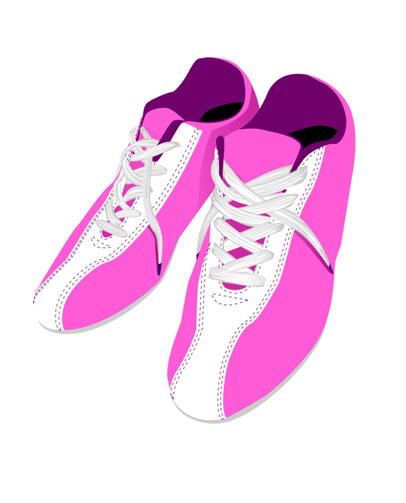 кроссовки розовые