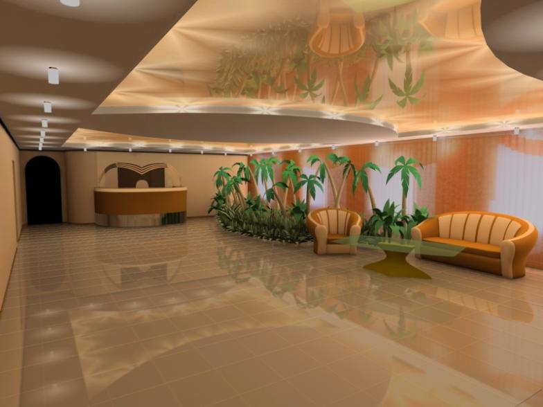 визуализация перестроенного холла