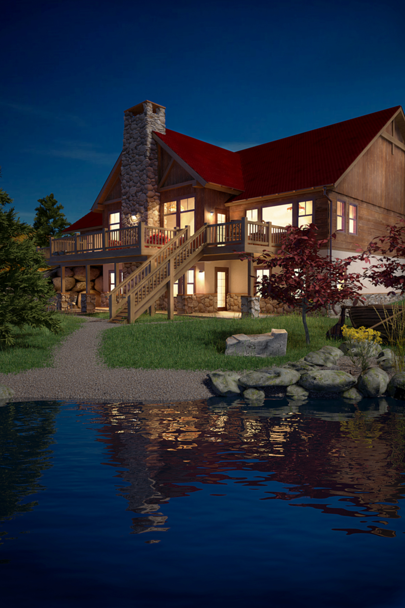 Визуализация экстерьера по фото