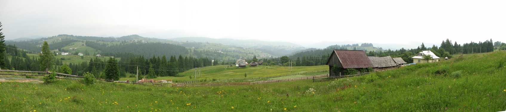 Панорама Карпат