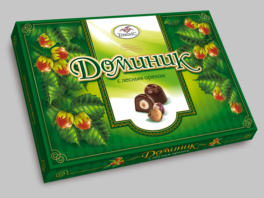 коробка для конфет ТМ"Доминик"