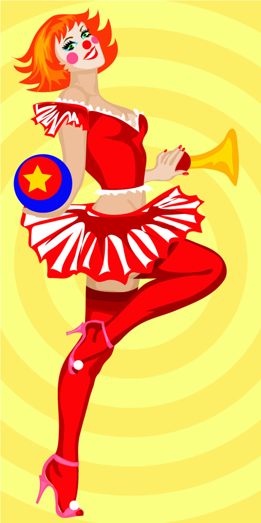 рыжий клоун