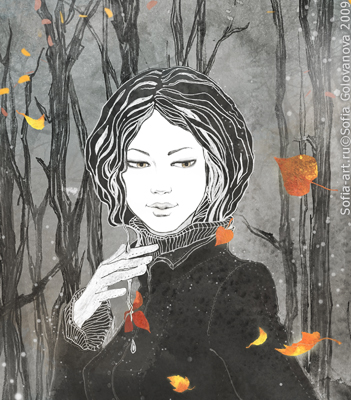 Осень, фрагмент.