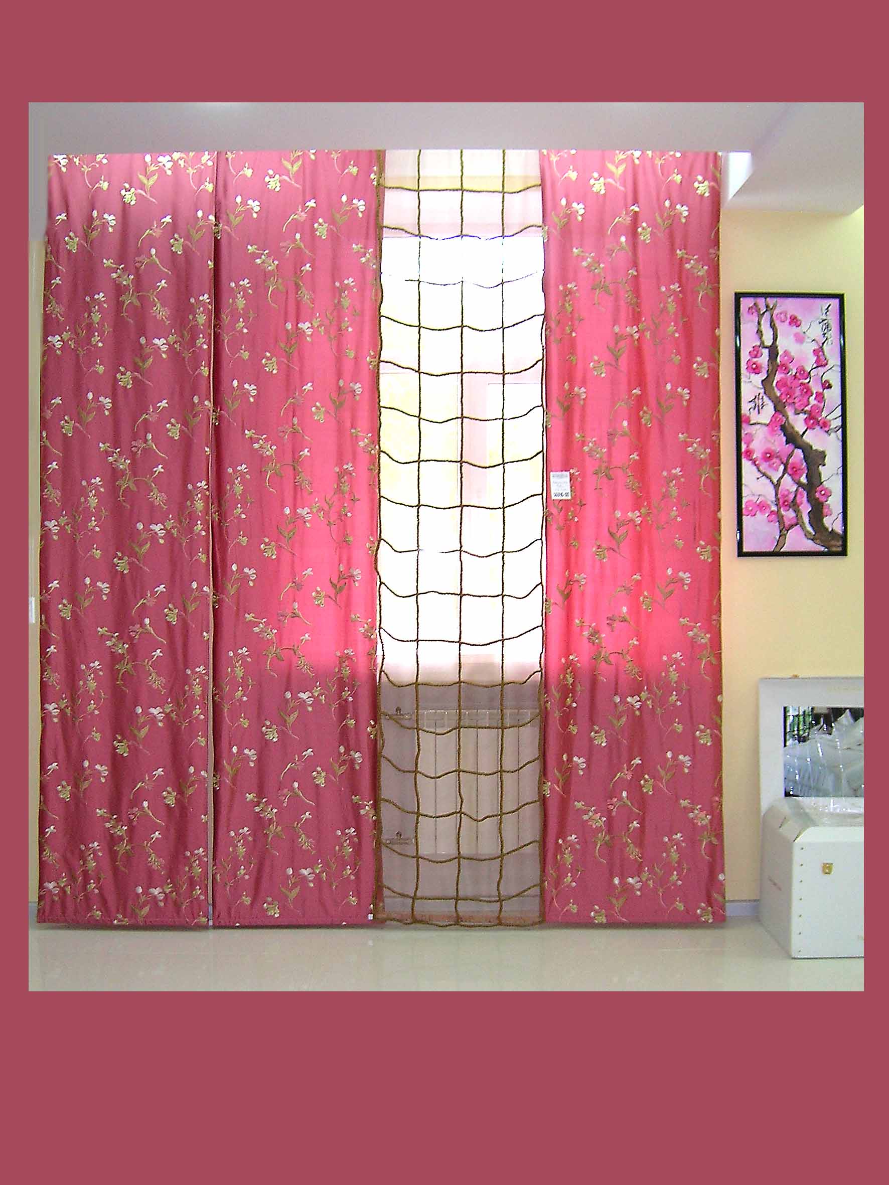 дизаин штор в китайском стиле