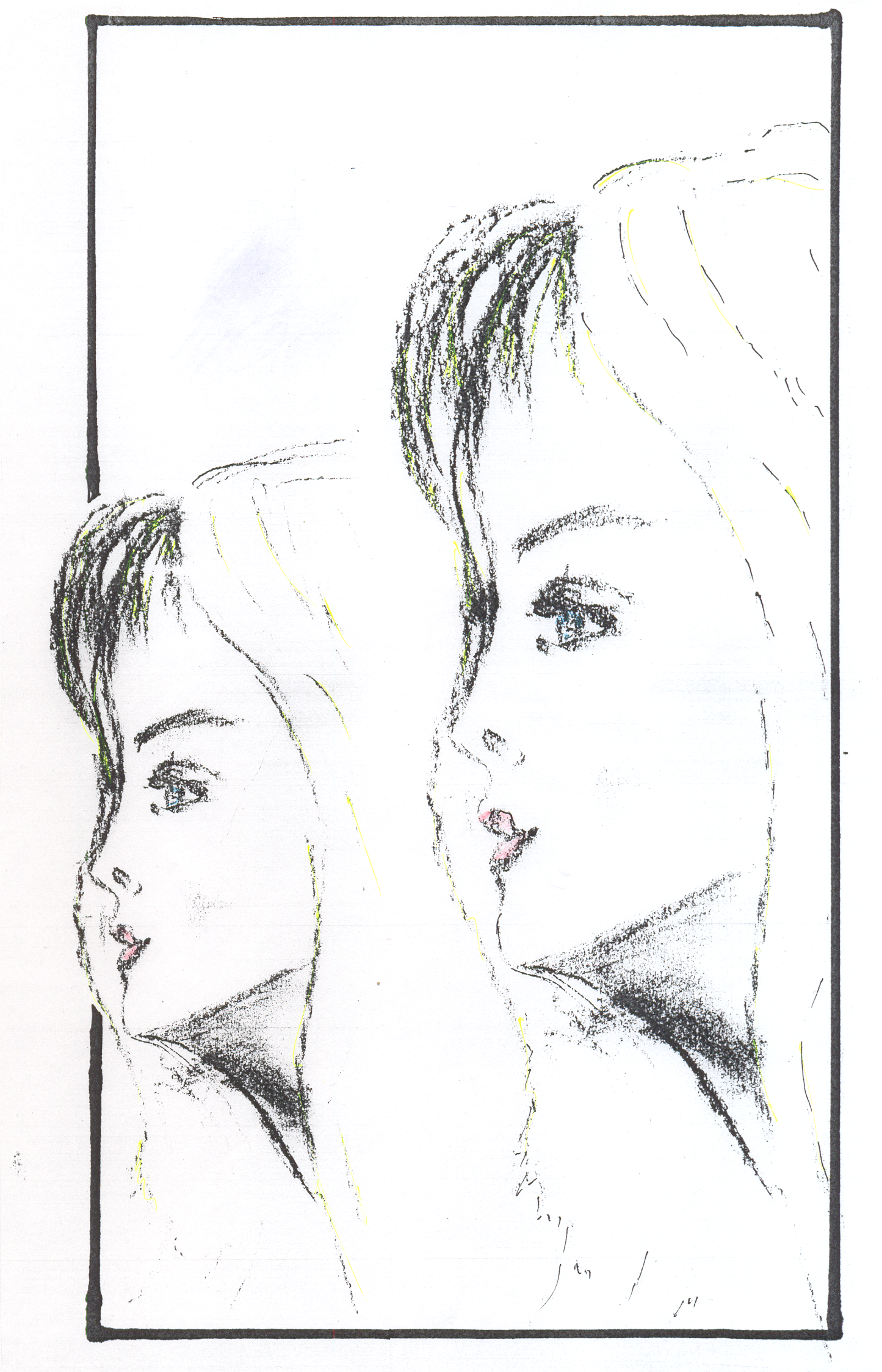 Лица... Рисунок...