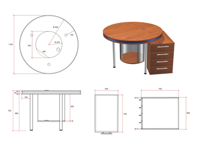стол для клиентов "ПробизнесБанк"