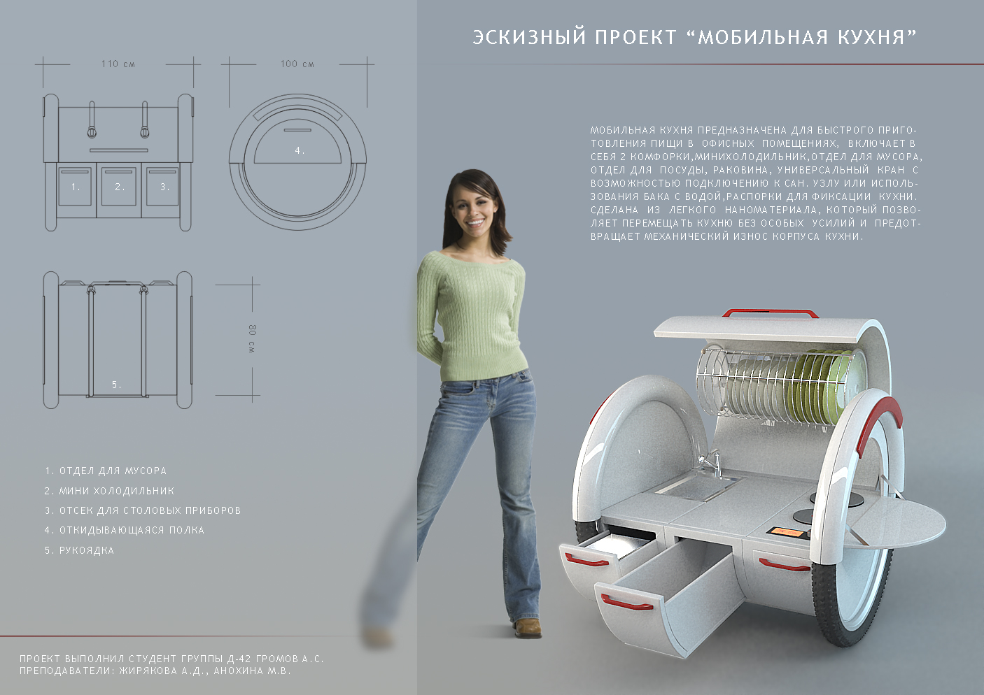 проект: "Мобильная кухня"