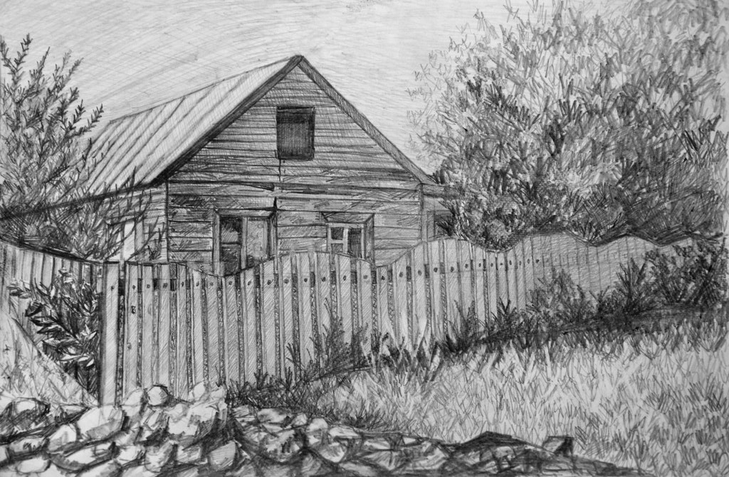 рисунок дома