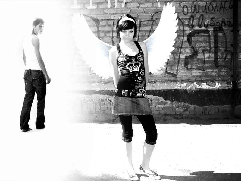 Коллаж "Черно-белое"