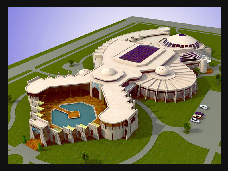 Ресторанно-развлекательный комплекс. Визуализация. Уфа