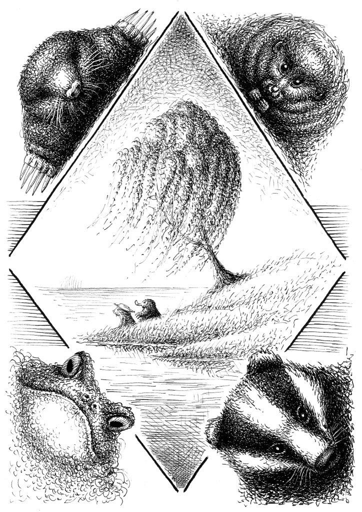 "Ветер в ивах" - иллюстрация