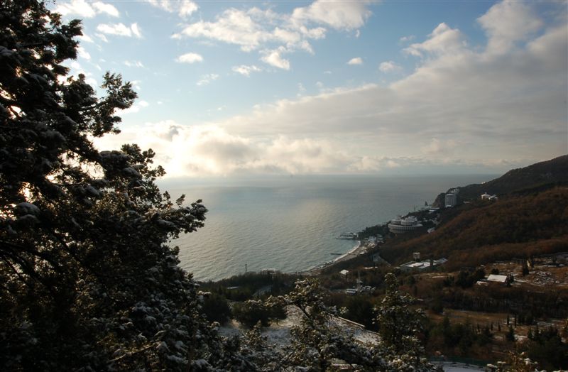 Утро. Первый снег