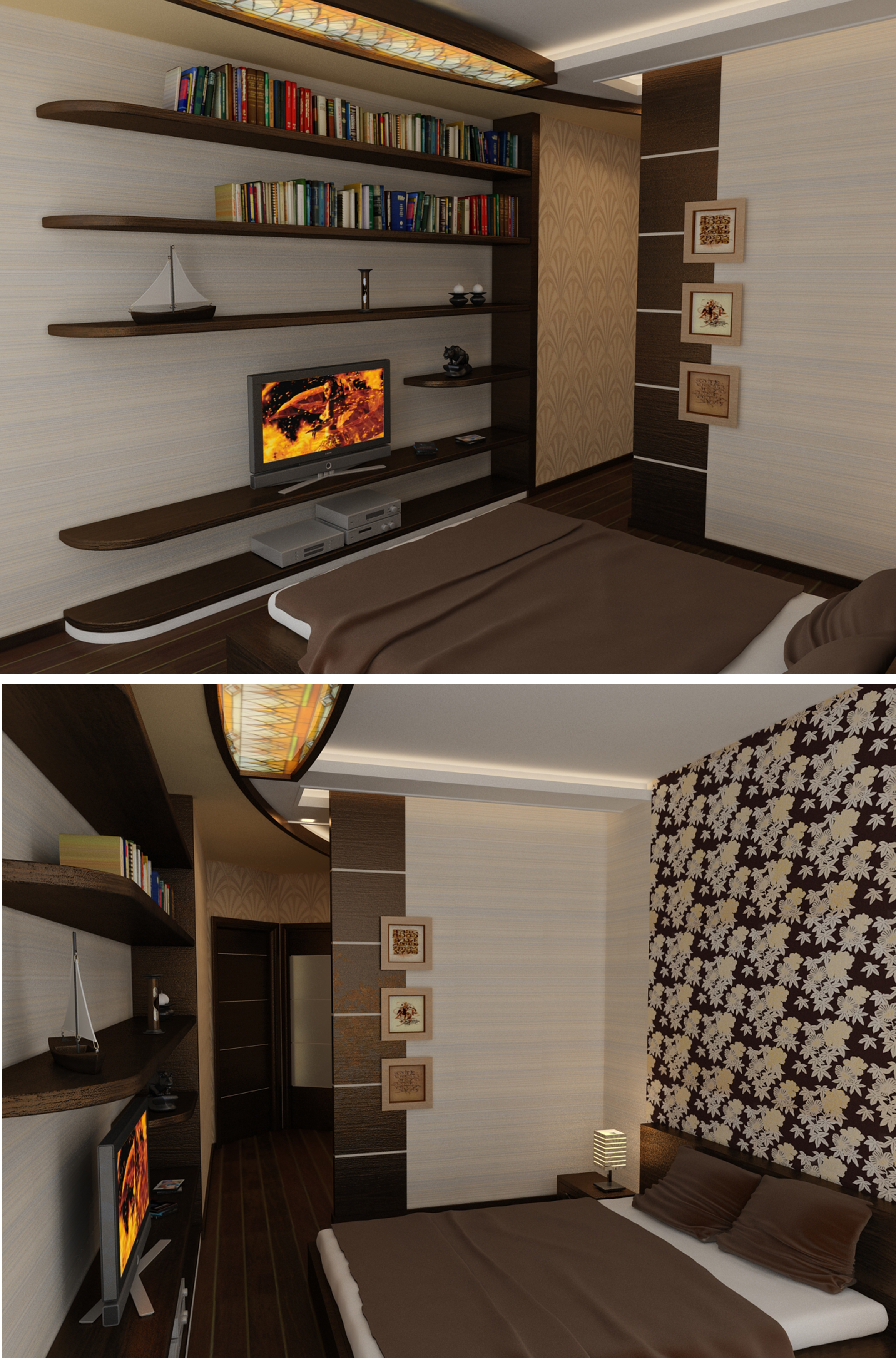 Спальня в 4-ех комнатной квартире в г. Москва